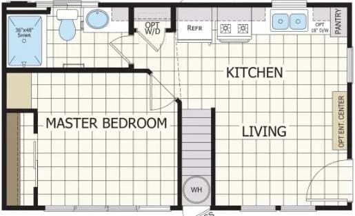 Sonoran 522a (w/ loft) floor plan home features