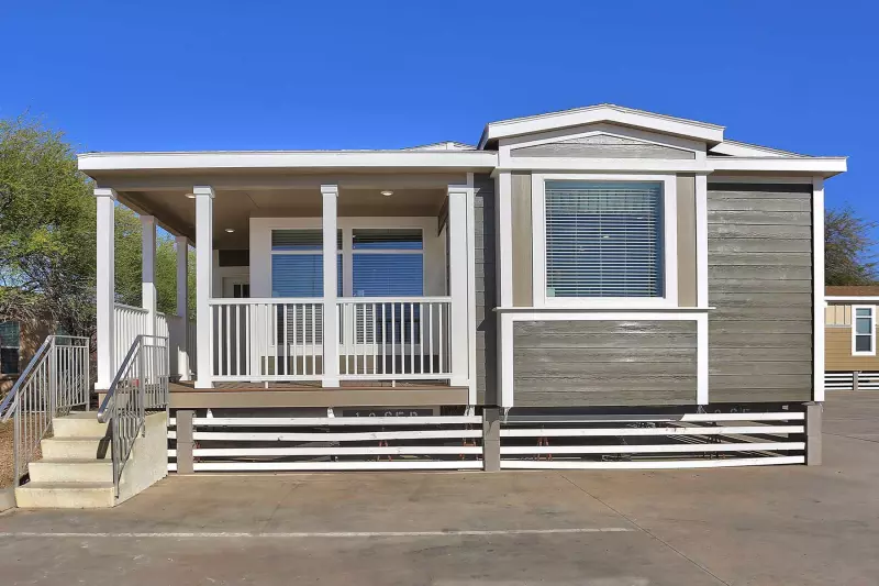 American freedom 3266d  hero, elevation, and exterior home features