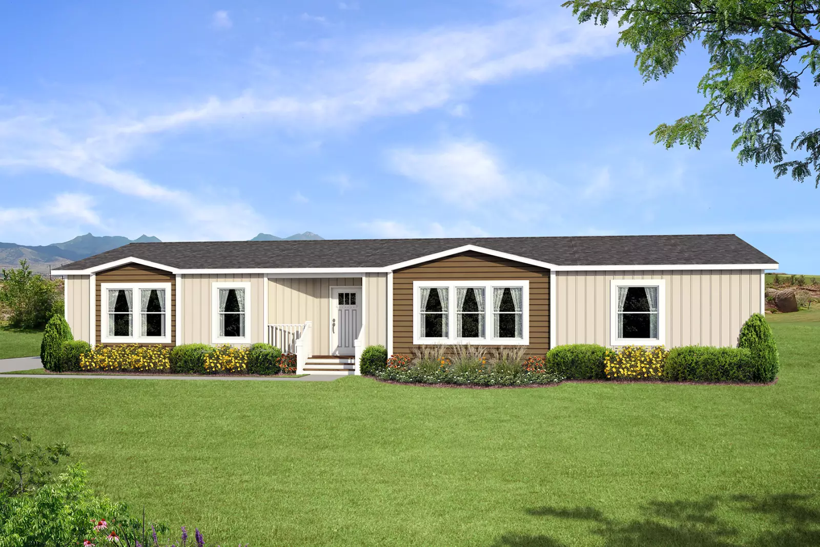 American freedom 3266 hero, elevation, and exterior home features